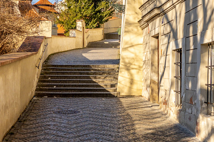 Prague Castle in the spring morning sun, a Holiday Photo by PhotoVision Pavel Rezac
