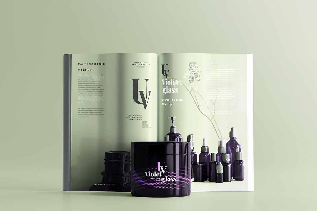 220+ Violet Glass Mock-up Bundle, a Cups & Container Mockup by pmvch (Photo 137 of 199)