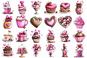 Watercolor Valentine's Day Clipart, an Illustration by Daily.Designs (Thumbnail 5 of 5)