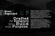 Pano Slab Semi Expanded, a Slab Serif Font by artisans (Thumbnail 6 of 7)