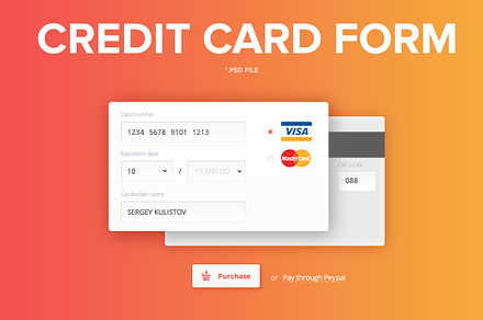  Credit сard form