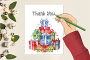 Christmas Farm Clipart Collection, an Illustration by Creative Art (Thumbnail 9 of 9)