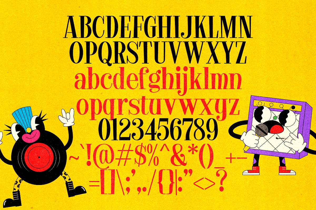 Jazzybam – Comical Serif Fonts, a Serif Font by Konstantine Studio (Photo 3 of 3)