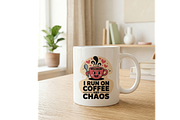 Coffee Chaos Funny Quote T-Shirt, an Object Graphic by Annudesign (Thumbnail 1 of 9)
