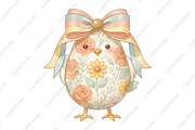 Happy Easter Chick PNG, an Illustration by CraftArtStudio (Thumbnail 1 of 4)