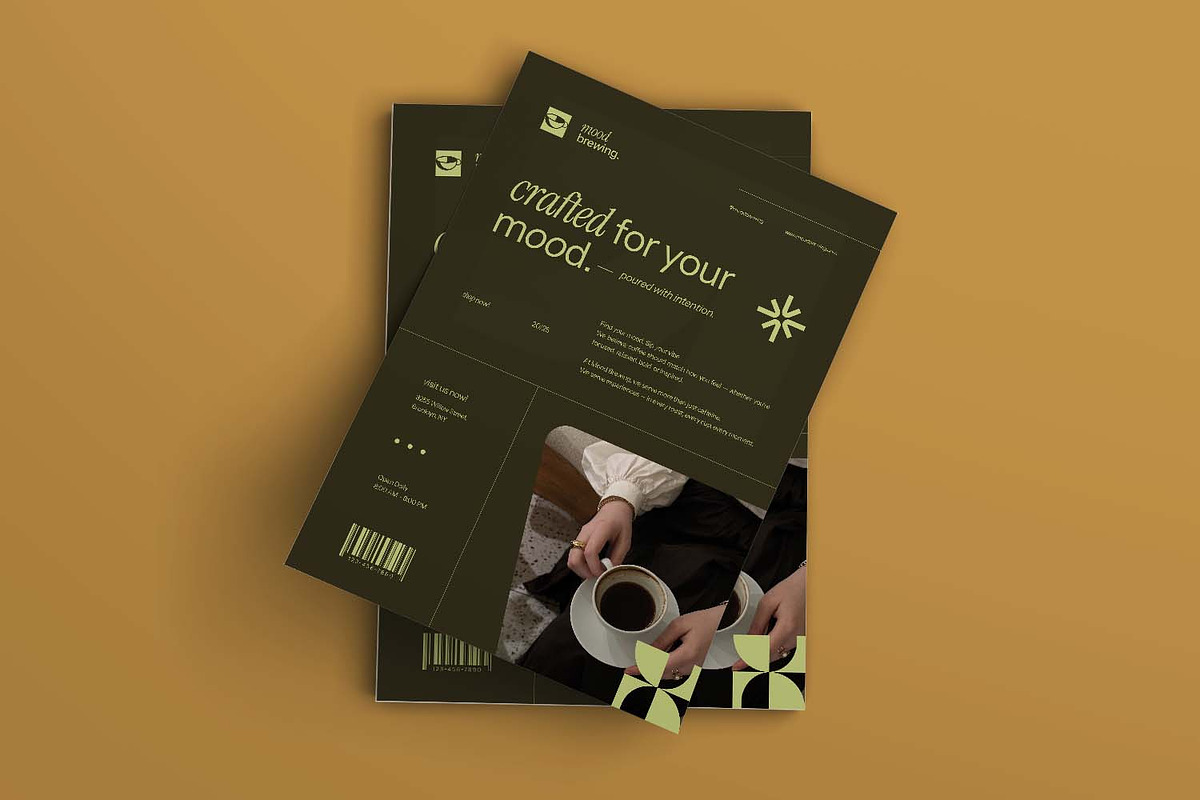 Crafted For Your Mood - Flyer, a Flyer Template by VUNIRA (Photo 3 of 3)