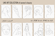 LINE ART COLLECTION MELANIN BEAUTY, an Illustration by ArtOLB (Thumbnail 2 of 9)