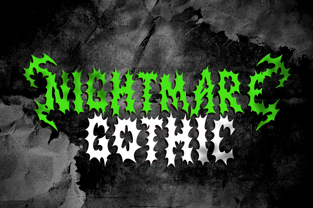 Cimmerian Blackmetal Liggature Font, a Blackletter Font by dansdesign (Photo 10 of 12)