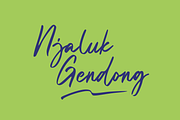 Bareng Story - Script Font, a Script Font by GFRcreative (Thumbnail 2 of 7)