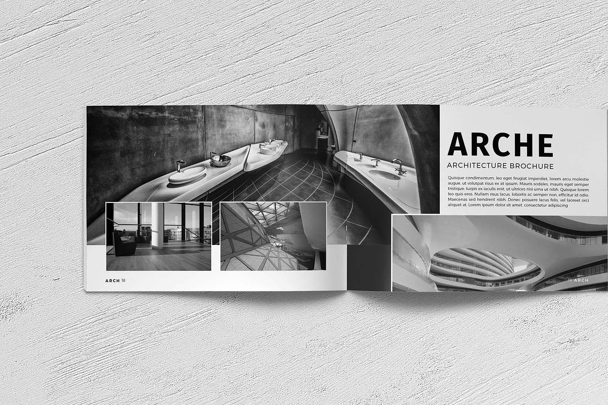 A5 Architecture Brochure, a Brochure Template by New Lines (Photo 12 of 12)