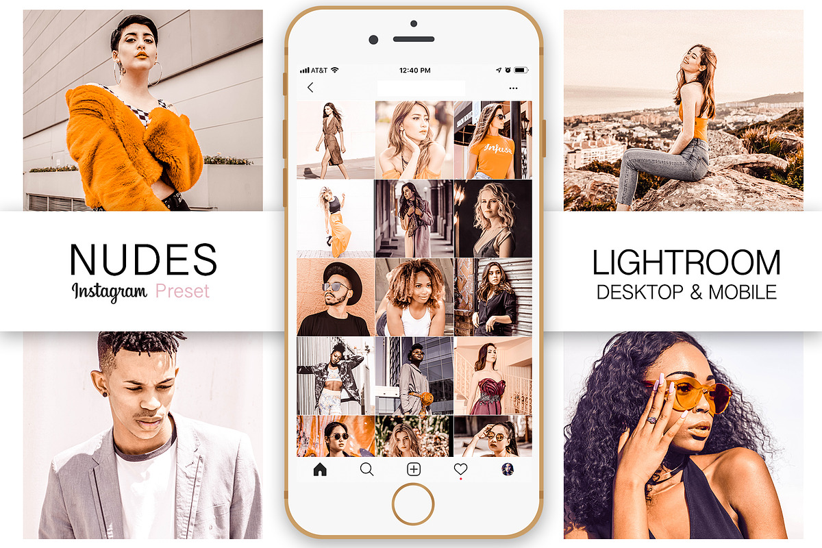 Nudes-Instagram Lightroom Preset, an Action Add-On by Design Aesthetic (Photo 1 of 5)