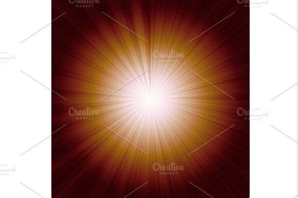 Sunburst On Orange Background preview 4