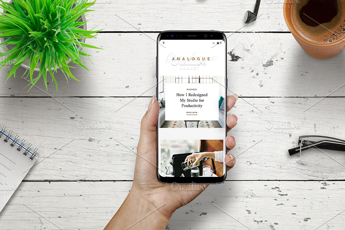 Samsung Galaxy S8 mockup, an Android Mockup by RSplaneta (Photo 3 of 7)