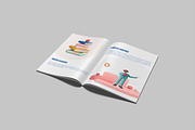 A4 Magazine Mockup, a Print Template by rahmatmoscae (Thumbnail 4 of 16)
