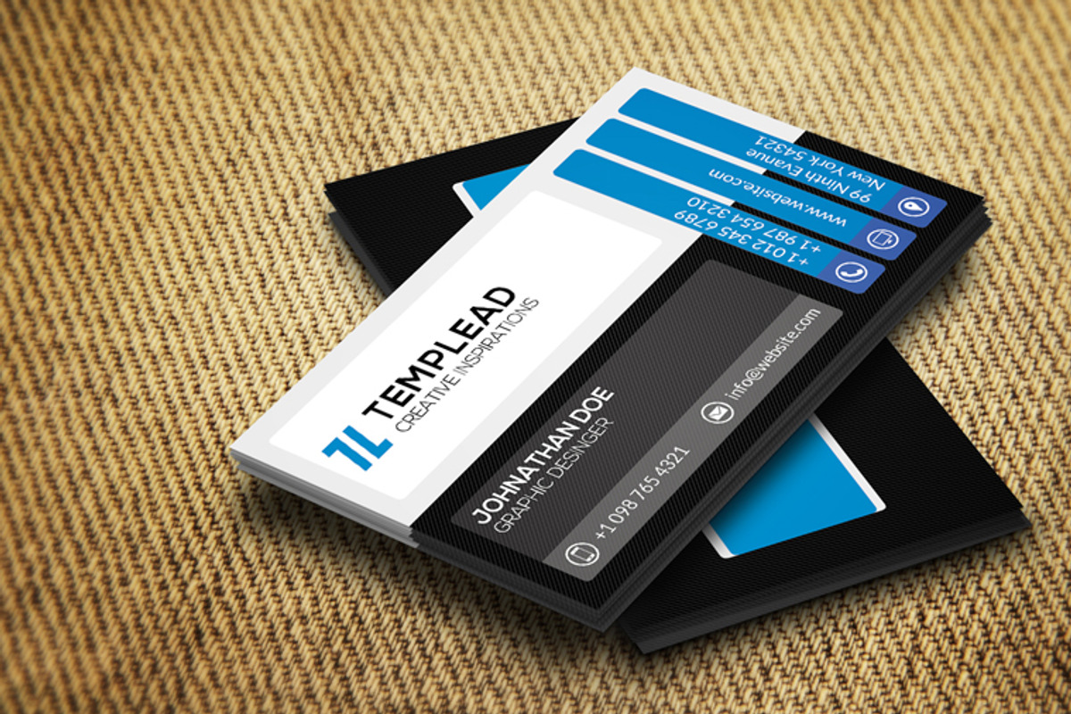 Corporate Business Card CM050, a Business Card Template by annozio (Photo 3 of 4)