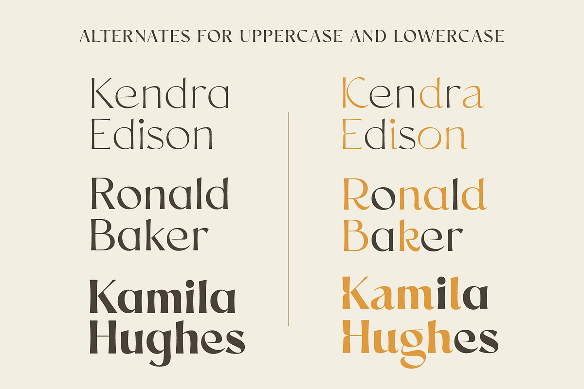 Chopard | Font family, a Sans Serif Font by Larin Type Co. (Photo 6 of 15)