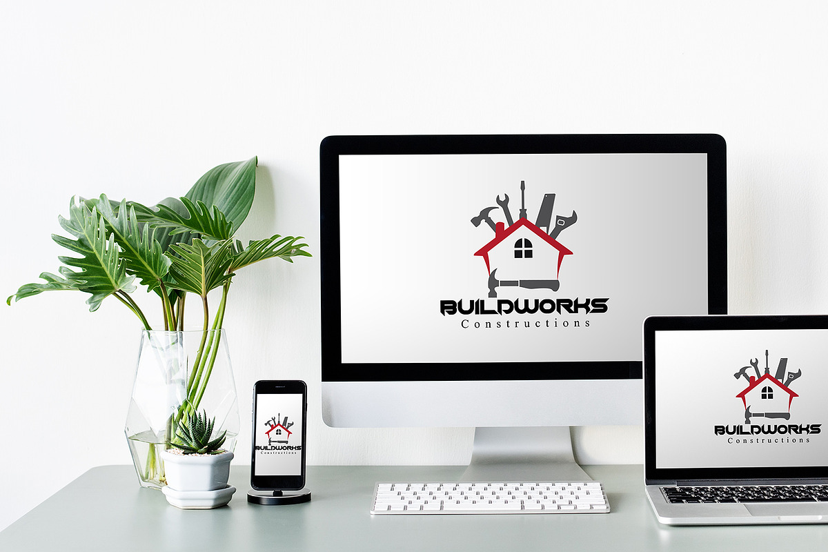 House Repair Logo Design, a Branding & Logo Template by YUDesignStore (Photo 3 of 7)
