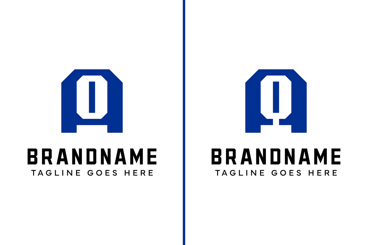 Letters AO and AQ Monogram Logo Set, a Branding & Logo Template by Pray Art Design Studio