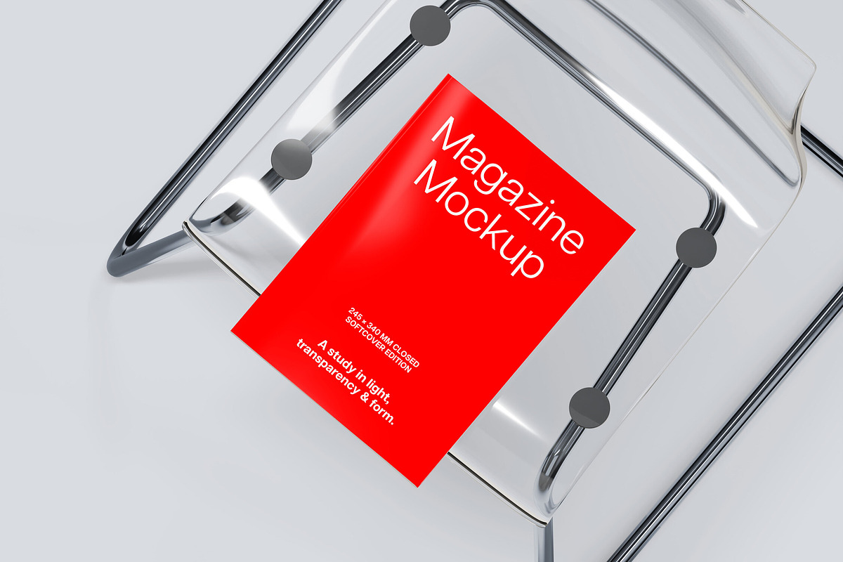 Glossy Magazine Mockup, a Books & Magazine Mockup by pixelbuddha.net (Photo 2 of 6)