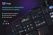 Frox - TailwindCSS Dashboard, a HTML Template by AliThemes (Thumbnail 1 of 19)