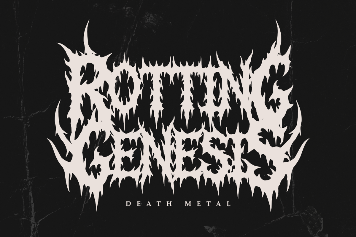 Forsaken Mutation | Death Metal Font, a Symbol Font by Masyafi Studio (Photo 7 of 9)