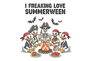 Summer Halloween Funny Halloween PNG, an Icon by CraftArtStudio (Thumbnail 1 of 4)