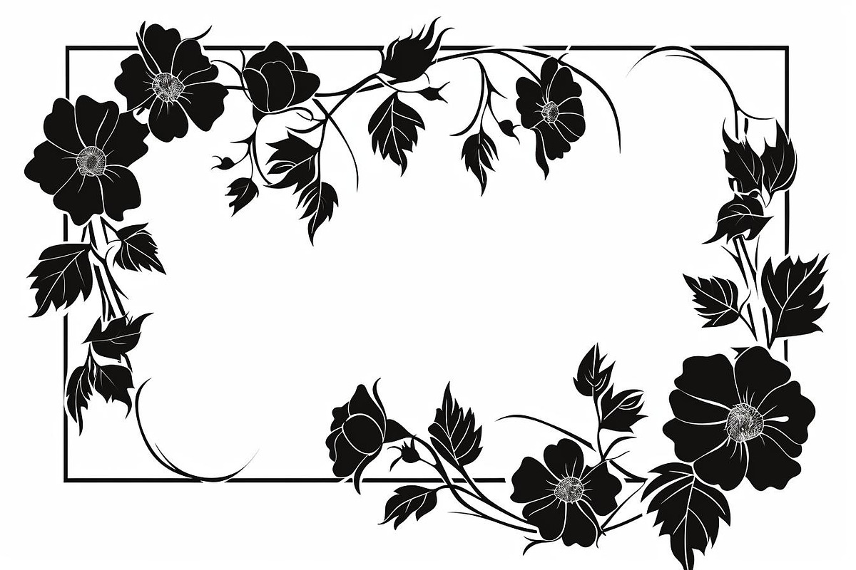 8 Floral Border Frame Bundle, an Illustration by Designs_River (Photo 6 of 9)