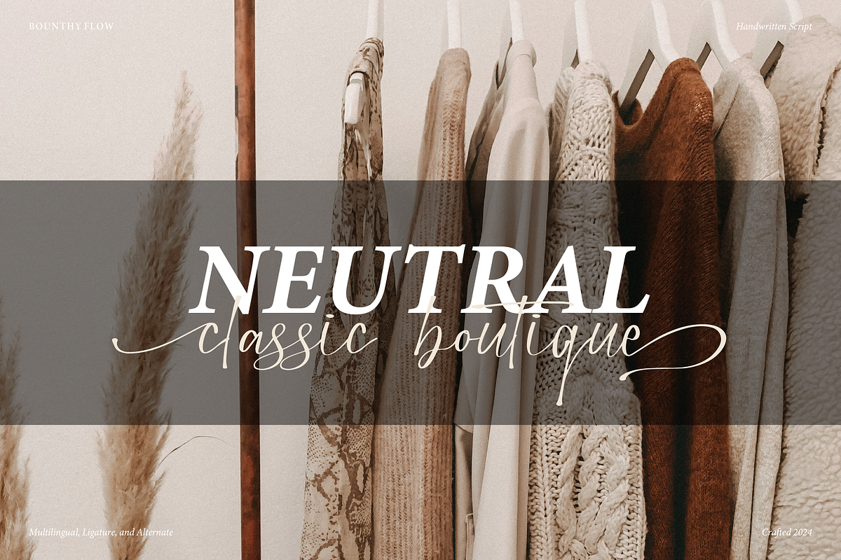 Bounthy Flow | Handwritten Script, a Script Font by Denustudios (Photo 9 of 15)