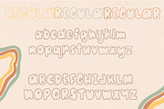 Pudding Pie Retro Font, a Sans Serif Font by Kellie Jayne Studio (Thumbnail 7 of 8)