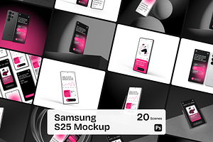 Samsung Galaxy S25 Mockup
