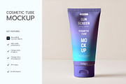 Sun Screen Cosmetic Tube Mockup, a Product Mockup by graphypix (Thumbnail 2 of 4)