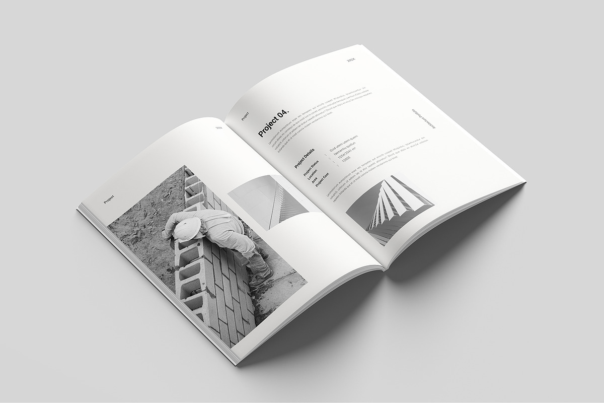 Architecture Portfolio Template, a Brochure Template by RusenoelType (Photo 7 of 9)