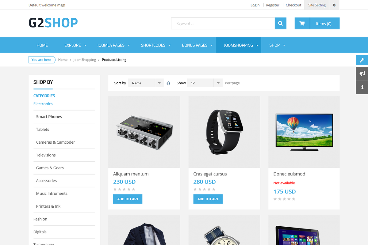 SJ G2Shop - Multipurpose Template, a Websites & App Template by YouTech (Photo 3 of 5)