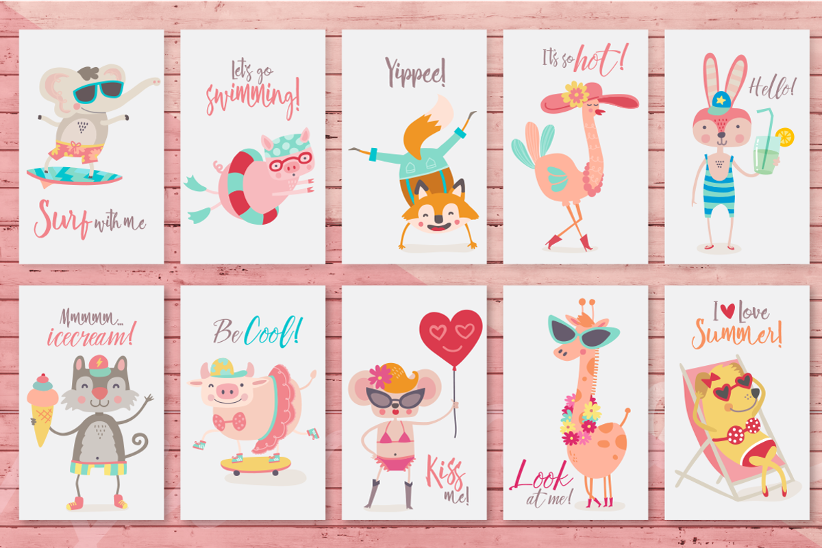 It's Summer time! Cute animals, an Animal Illustration by Isa De Gregorio (Photo 6 of 7)