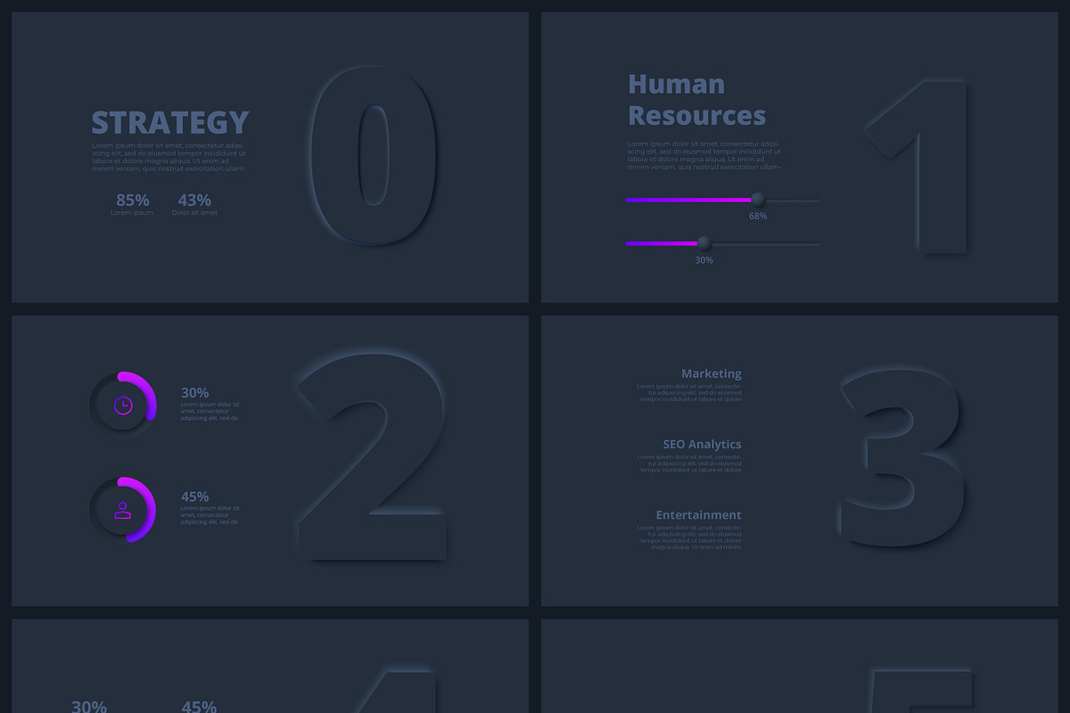 Neumorphic PowePoint Presentation, a Presentation Template by Abert (Photo 20 of 22)