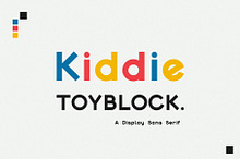 Kiddie Toyblock Font