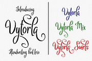 Vytorla Font Trio, a Script Font by Digital Typeface Studio (Thumbnail 2 of 11)
