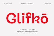 TG Glifko, a Sans Serif Font by Tegamitype (Thumbnail 1 of 10)