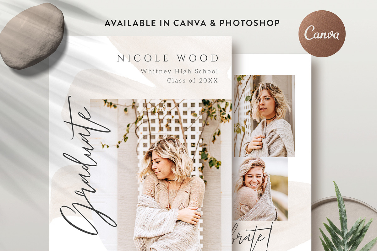 Graduation Announcement SG017, an Invitation Template by Bellenity Design (Photo 1 of 3)