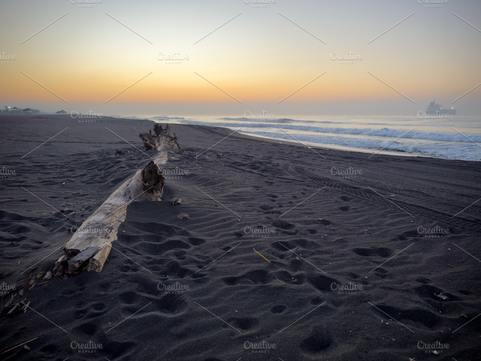 Port Of San Jose Beach Guatemala, a Nature Photo by THP Creative