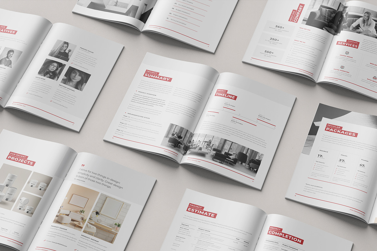 Business Proposal Template, a Brochure Template by Theme Weavers (Photo 4 of 6)