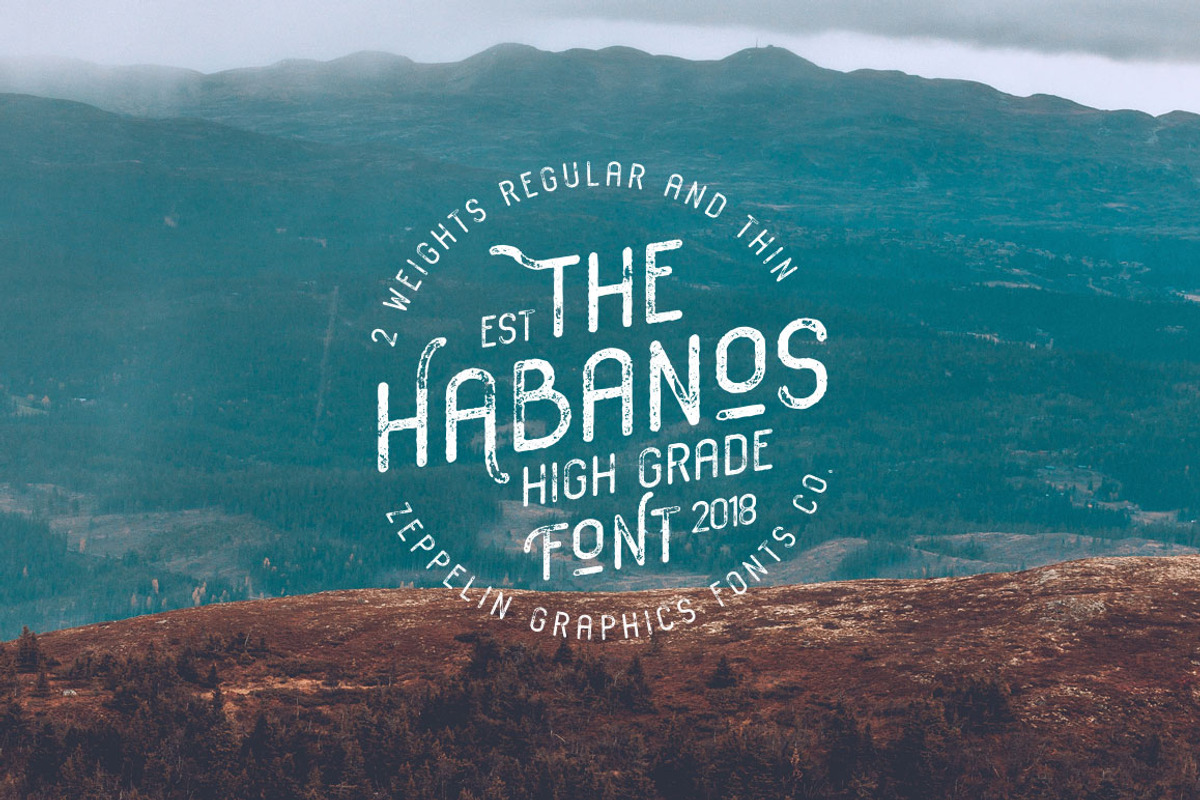 Habanos Retro Font, a Font by Graphicdome (Photo 12 of 15)