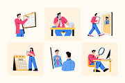 Animated Hiring Illustrations Art, a Finance Illustration by Creative Stall (Thumbnail 4 of 5)