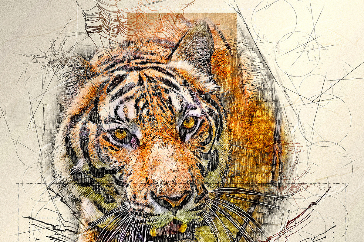Graphic Marker Photoshop Action, an Action Add-On by GorynArt (Photo 18 of 20)