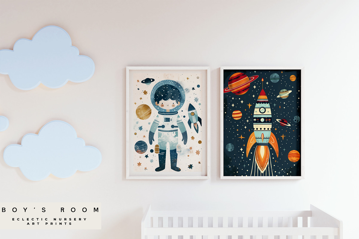 BOY'S ROOM NURSERY PRINTS, a Background Graphic by Lana Elanor (Photo 2 of 11)