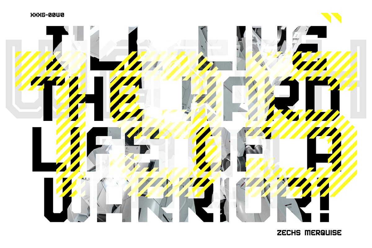 EPYON MECH Futuristic Typeface, a Font by Alex-Banks Type (Photo 6 of 6)