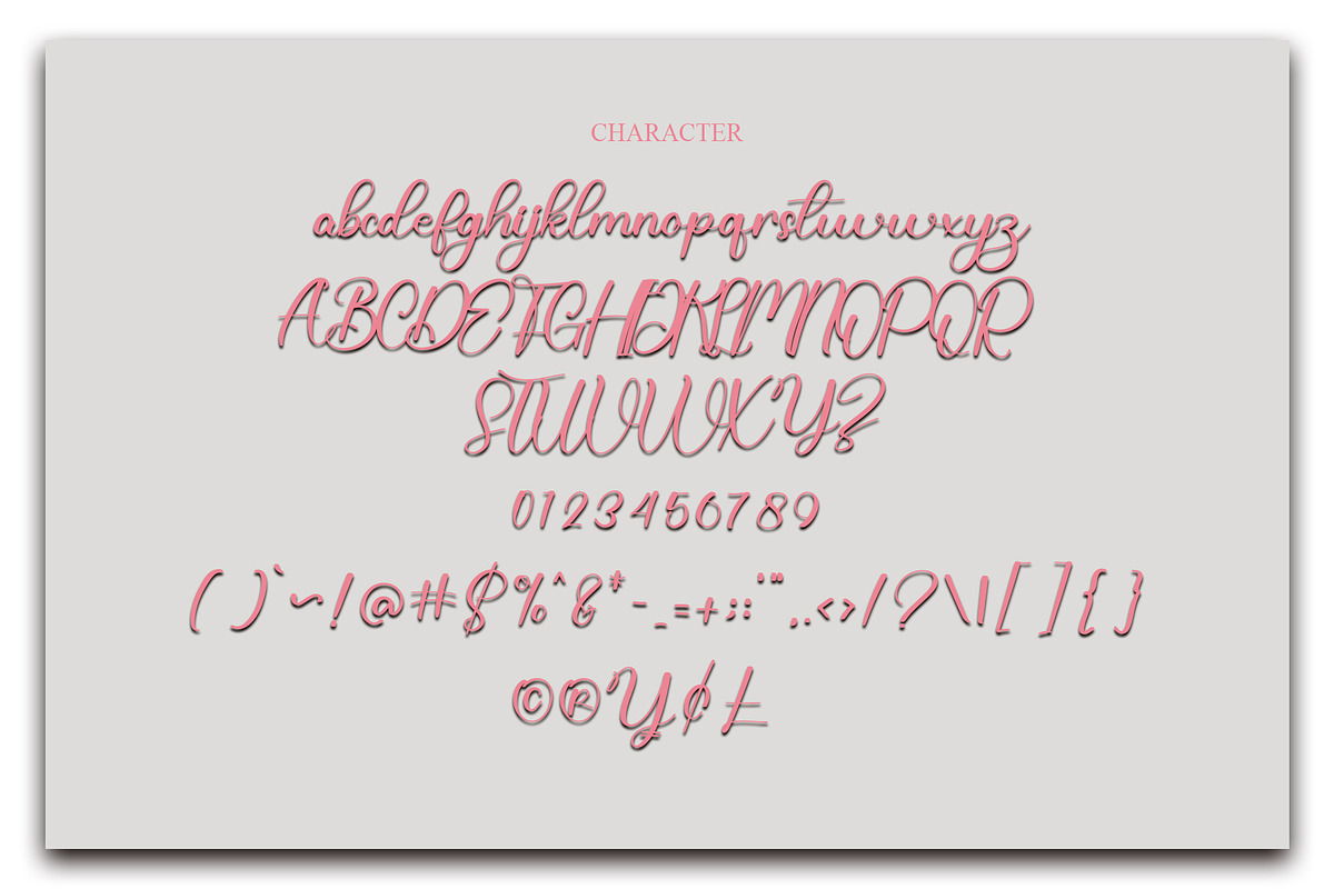 Billion, a Script Font by FreshTypeINK (Photo 3 of 6)