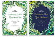 Tropical Day and Night Wedding Suite, an Invitation Template by HannaSymo (Thumbnail 5 of 11)