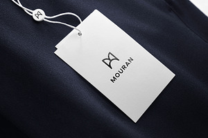 Logo Mockup Tag Suit Pants