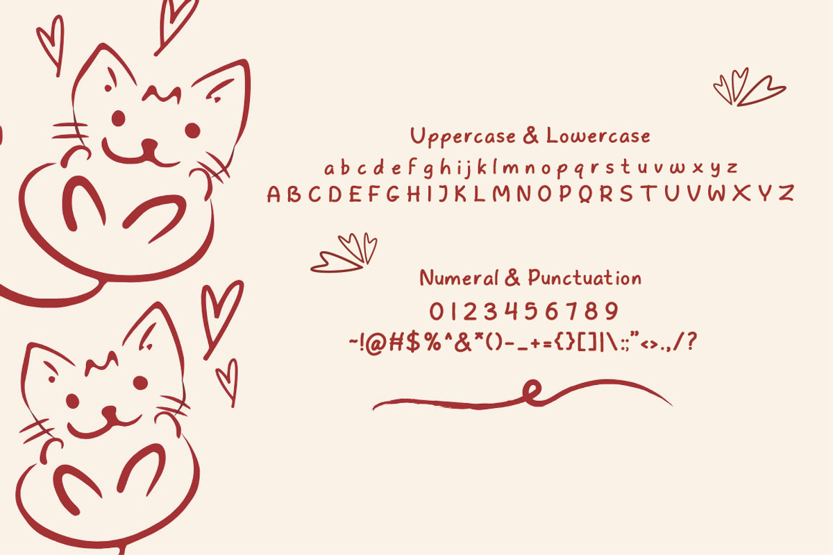 Qiqi Handwrite, a Handwritten Font by JNJ Studio (Photo 9 of 10)
